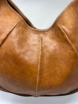YSL Mombasa Brown Leather Shoulder Bag