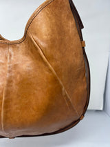 YSL Mombasa Brown Leather Shoulder Bag