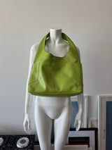HYPE Green Leather Hobo Bag
