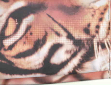 Tiger Print Sequin Flare Pants