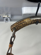 YSL Mombasa Brown Leather Shoulder Bag