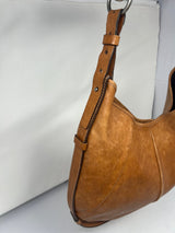 YSL Mombasa Brown Leather Shoulder Bag