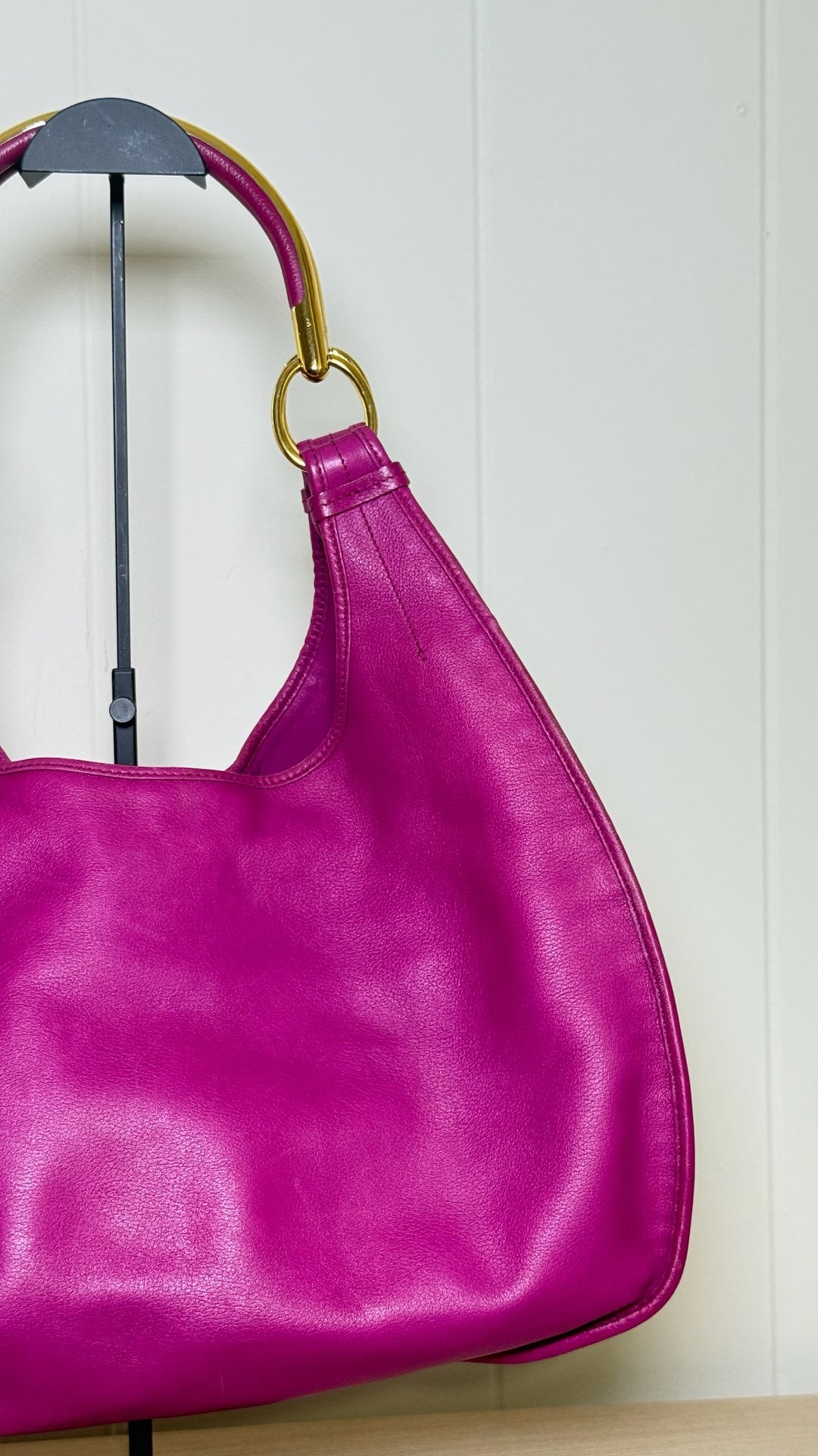 Christian Dior Jeweled Pink Leather Hobo Bag