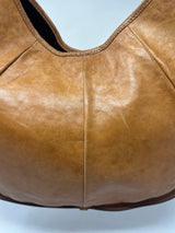 YSL Mombasa Brown Leather Shoulder Bag