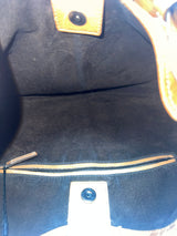 YSL Mombasa Brown Leather Shoulder Bag
