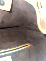 YSL Mombasa Brown Leather Shoulder Bag