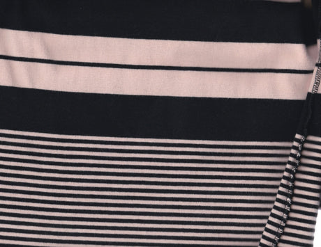 SONIA RYKIEL Pink and Black Striped Sweater