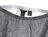 GUESS Black Mesh Crinkle Midi Skirt