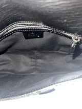 Gucci Black GG Canvas Horsebit Chain