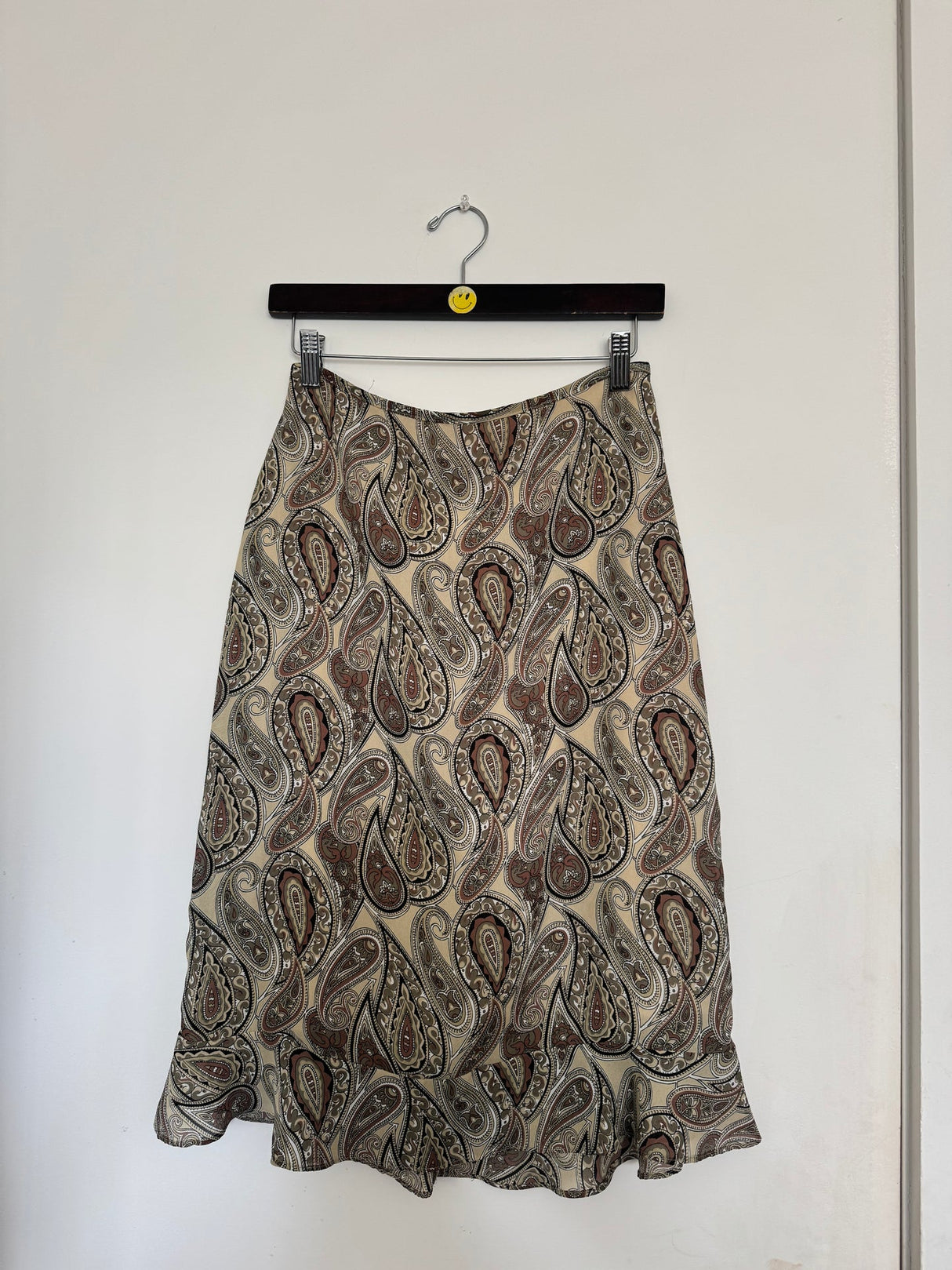 Multi color paisley skirt
