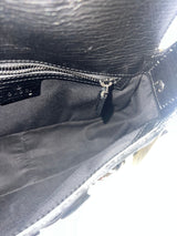 Gucci Black GG Canvas Horsebit Chain