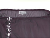 EUROMODA Purple Mesh and Sequin Midi Skirt