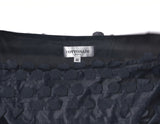 COTTONADE PARIS Dark Blue Circle Detail Midi Skirt