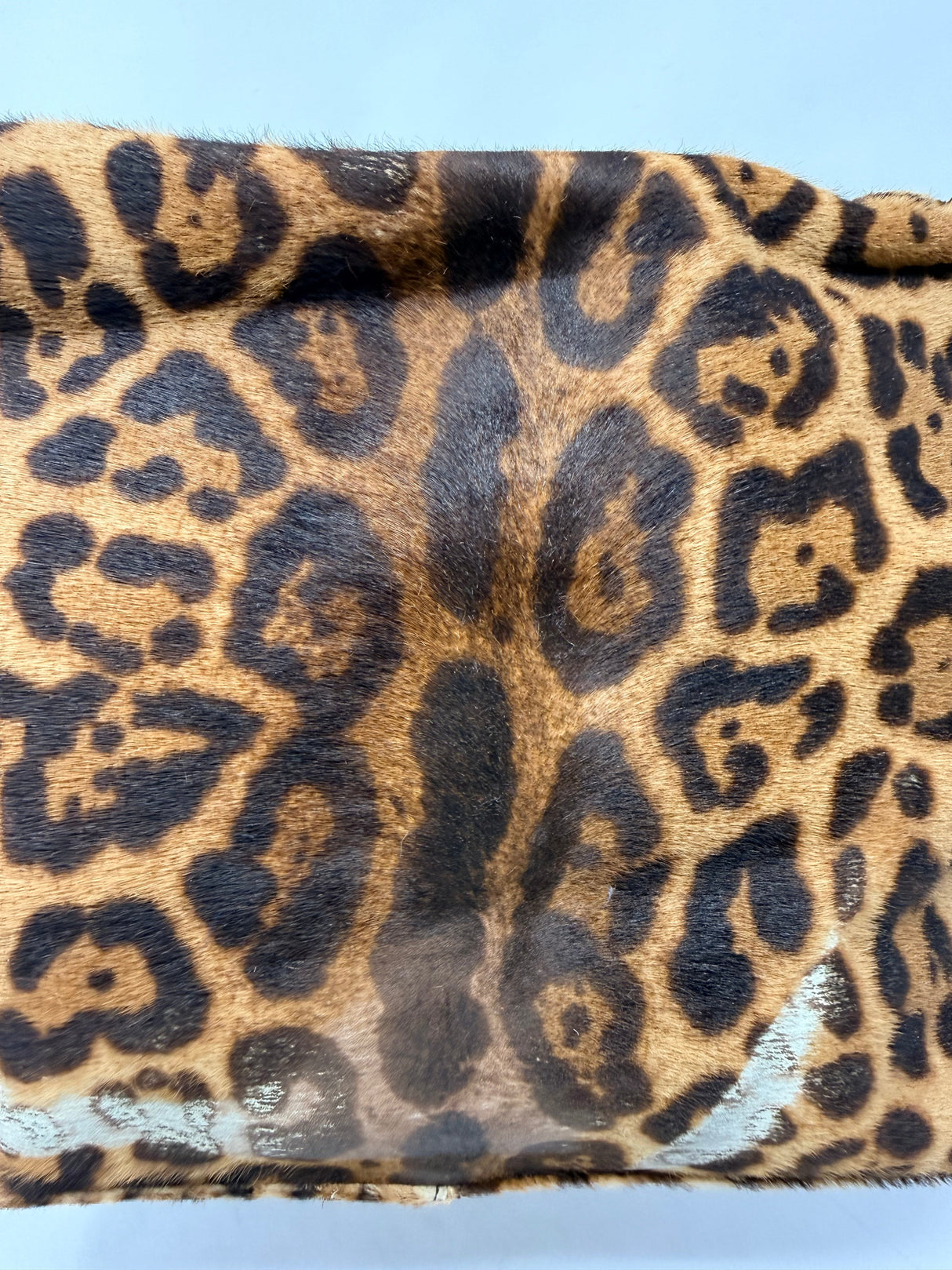Fendi Mamma Baguette Leopard Print Pony Hair