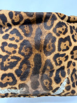 Fendi Mamma Baguette Leopard Print Pony Hair