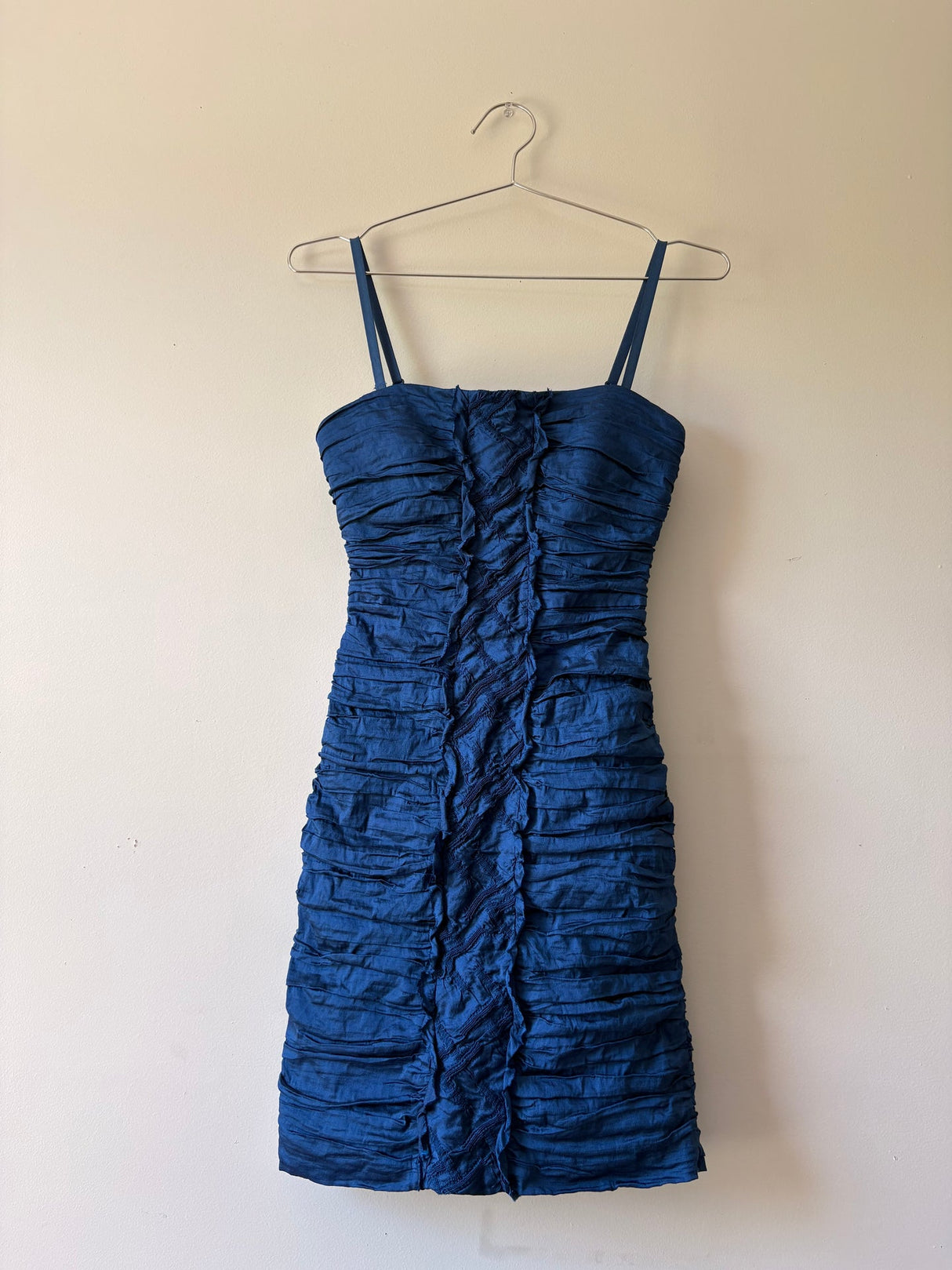 Royal blue bodycon dress