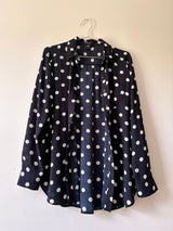 Polka dot Ann Taylor button up