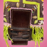 Fendi Baguette Beaded Embroidered with Fringe