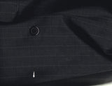 MOSCHINO Couture Deconstructed Gray and Pin Stripe Blazer