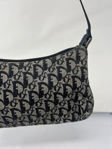 Christian Dior Trotter Jacquard Canvas Shoulder Bag