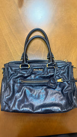 Miu Miu Black Leather Shine Vitello Bag