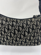 Christian Dior Trotter Jacquard Canvas Shoulder Bag
