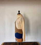 Christian Dior	Mohair and Wool Wavy Mock Neck