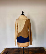 Christian Dior	Mohair and Wool Wavy Mock Neck