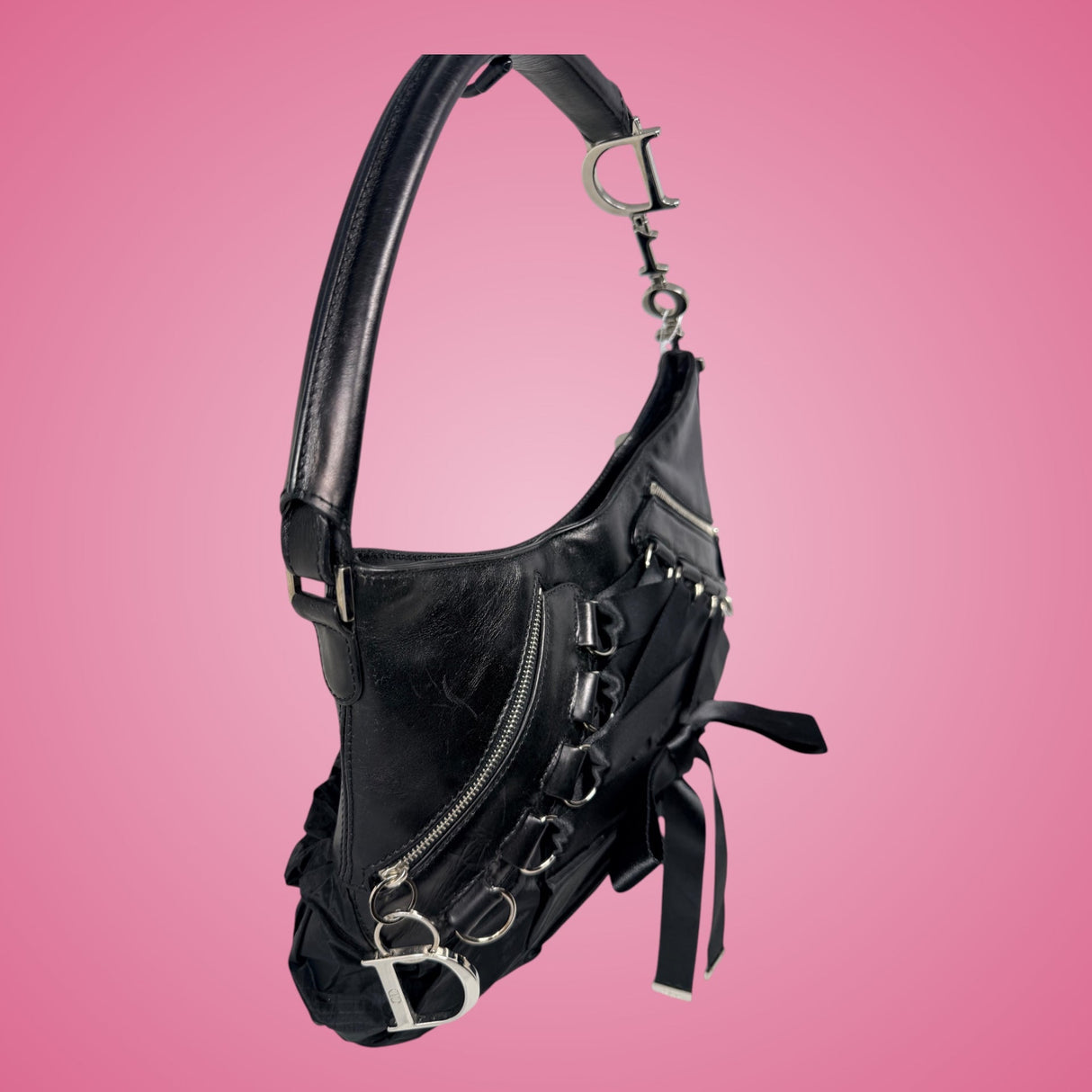 Dior Black Ballerina Corset Bag