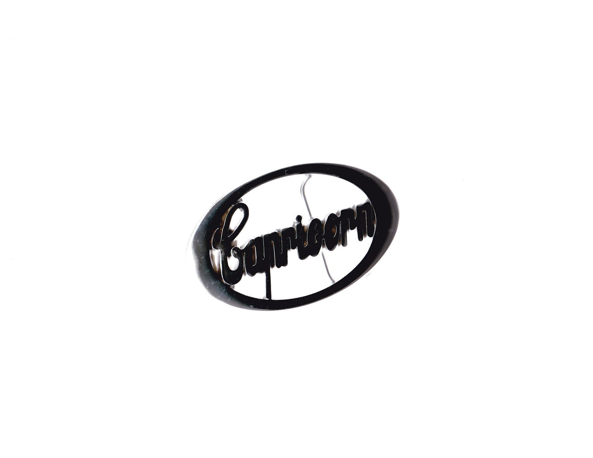 Silver Horoscope ‘Capricorn’ Belt Buckle