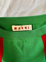 Marni Clover striped knit hot pants