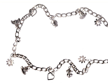 Silver Looney Tunes Charm Belt