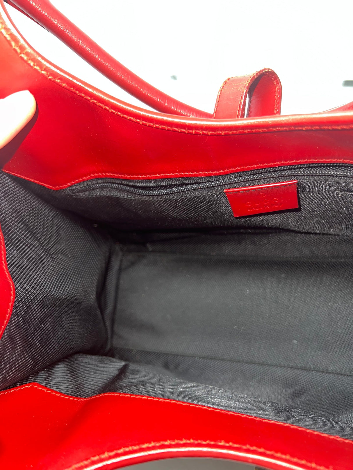 Gucci Jackie Small Red GG Canvas Shoulder Bag