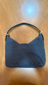 Fendi Navy Wave Buckle Hobo Bag