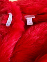 Hugo Buscati	Rouge suede and fur vest