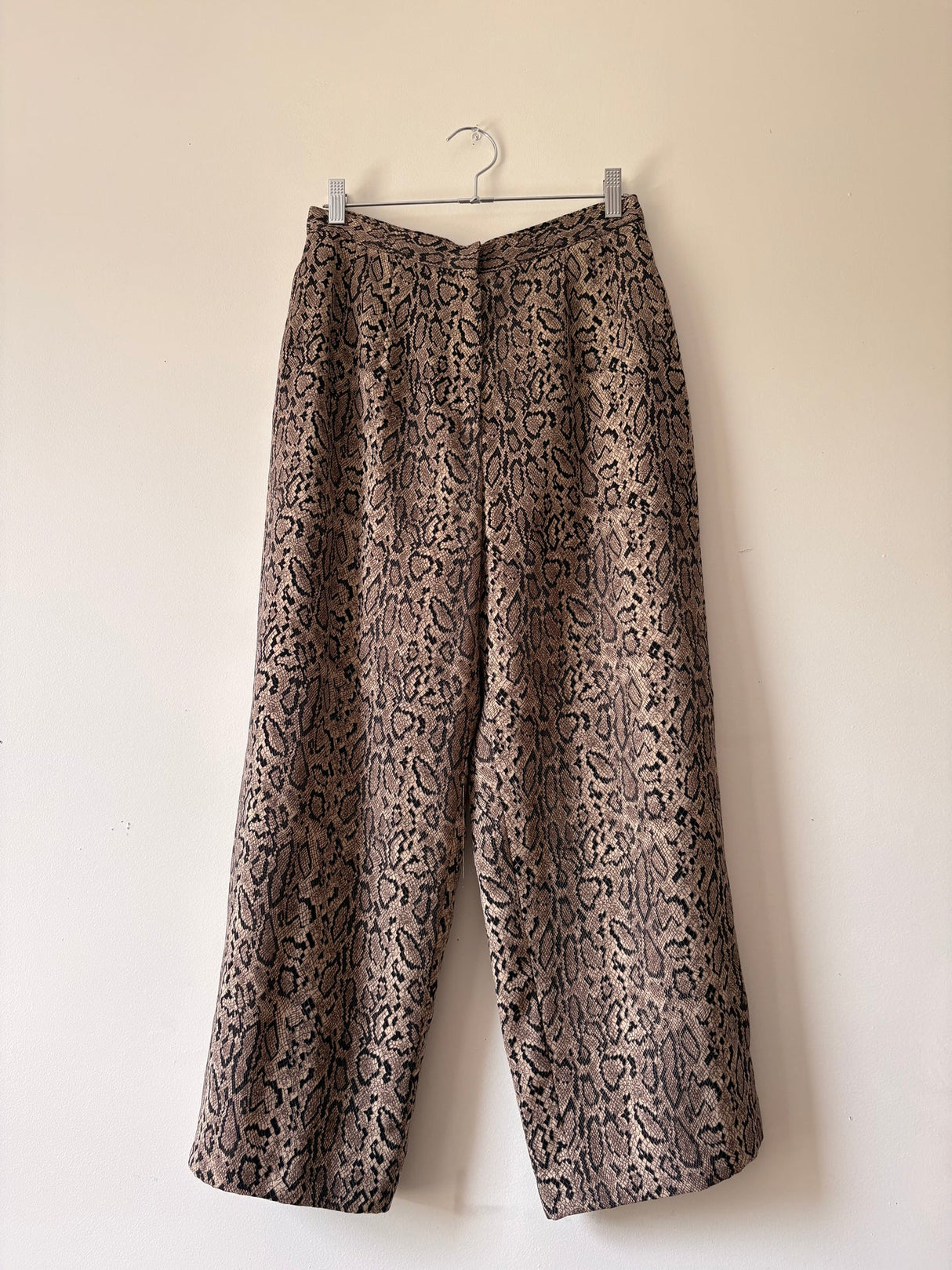 Snake print pants