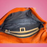 Fendi Baguette Orange Pony Hair