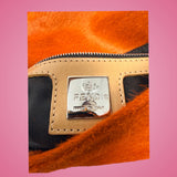Fendi Baguette Orange Pony Hair