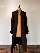 2005 AW	 Junya Watanabe Comme de Garcon Pinstripe Double Breasted Trench