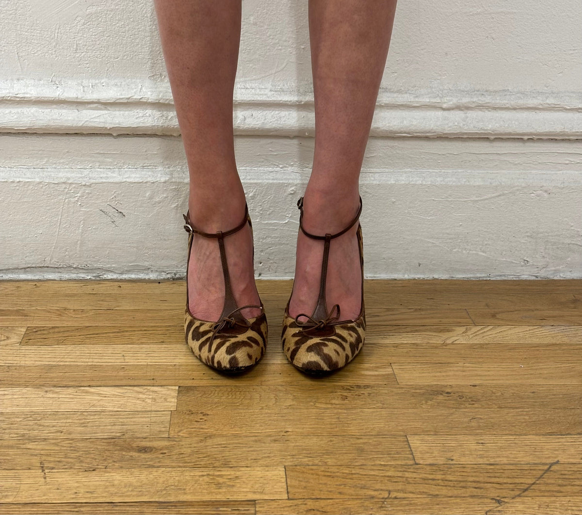 Escada Pony Hair Heels Size 40