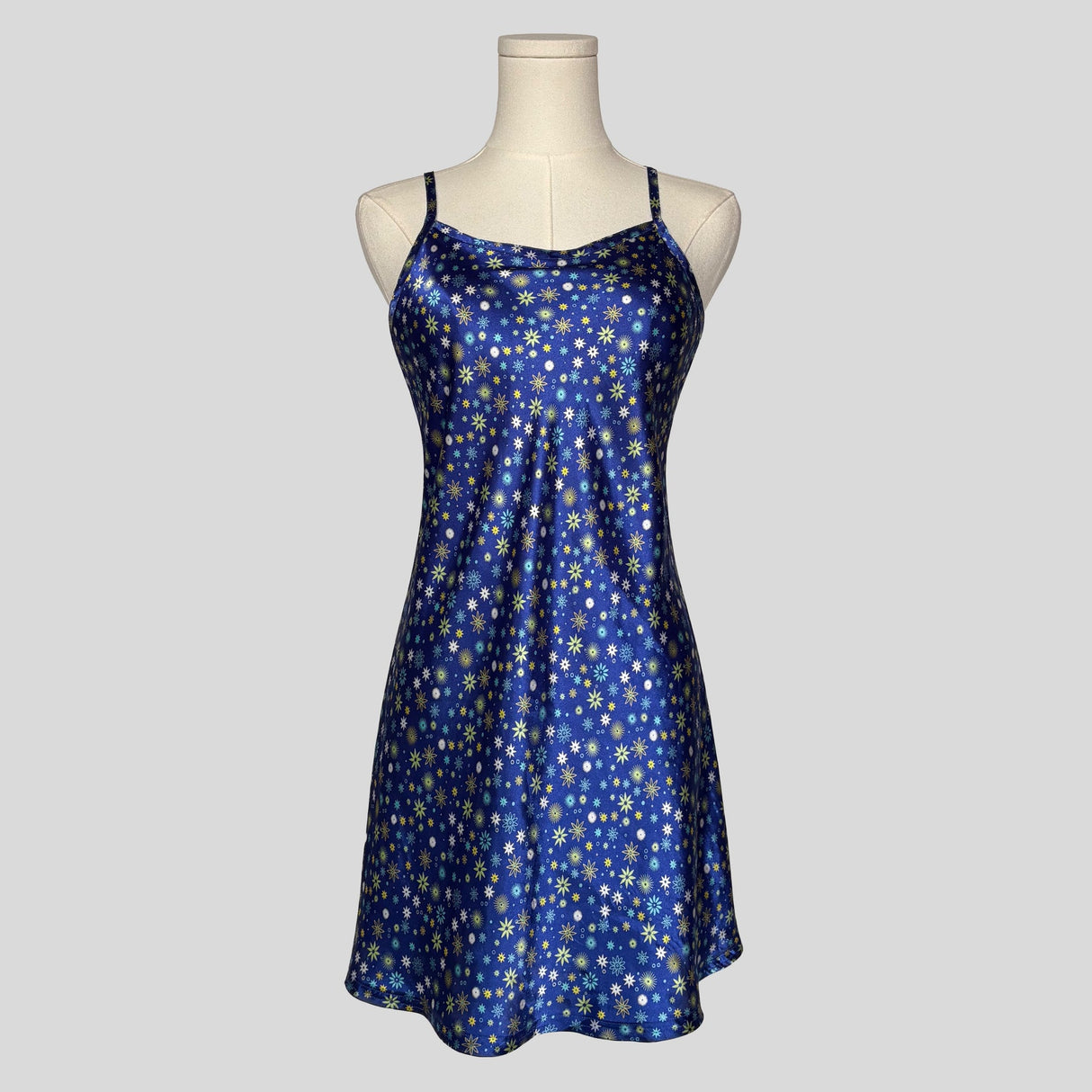 Celestial star print silky slip