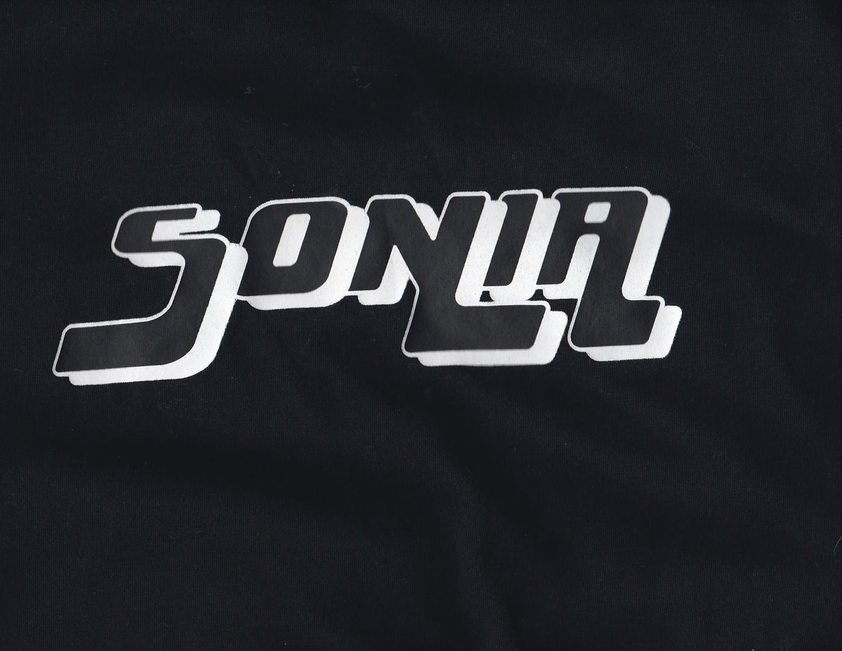 SONIA RYKIEL Black 'SONIA' Logo T-Shirt
