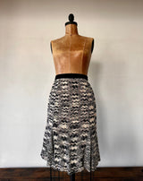Missoni Noir & Blanc Knit Skirt
