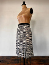 Missoni Noir & Blanc Knit Skirt