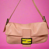 Fendi Baguette Pink Lambskin