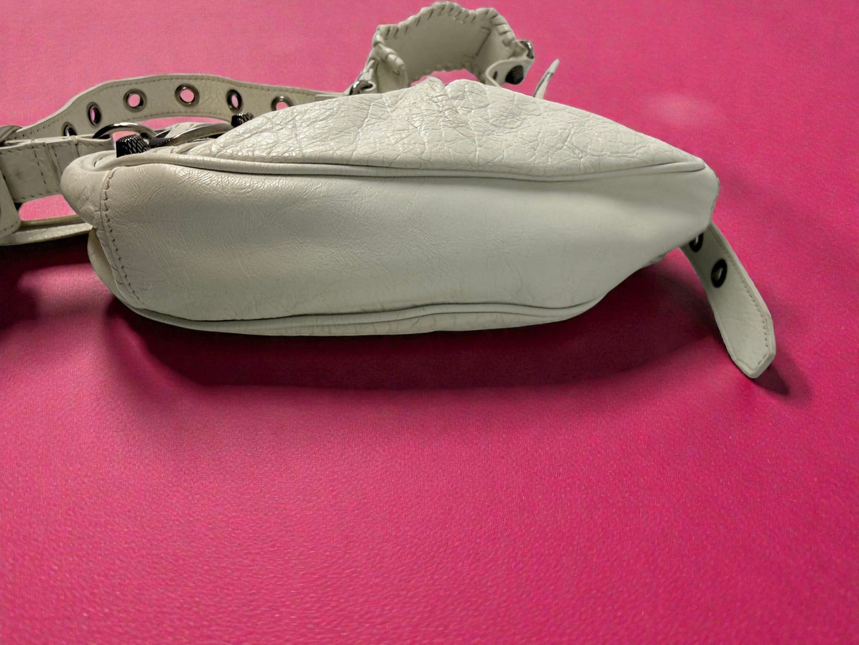 Balenciaga Le Cagole White Leather