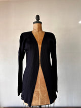 Issey MiyakePleats Please Navy Cardigan