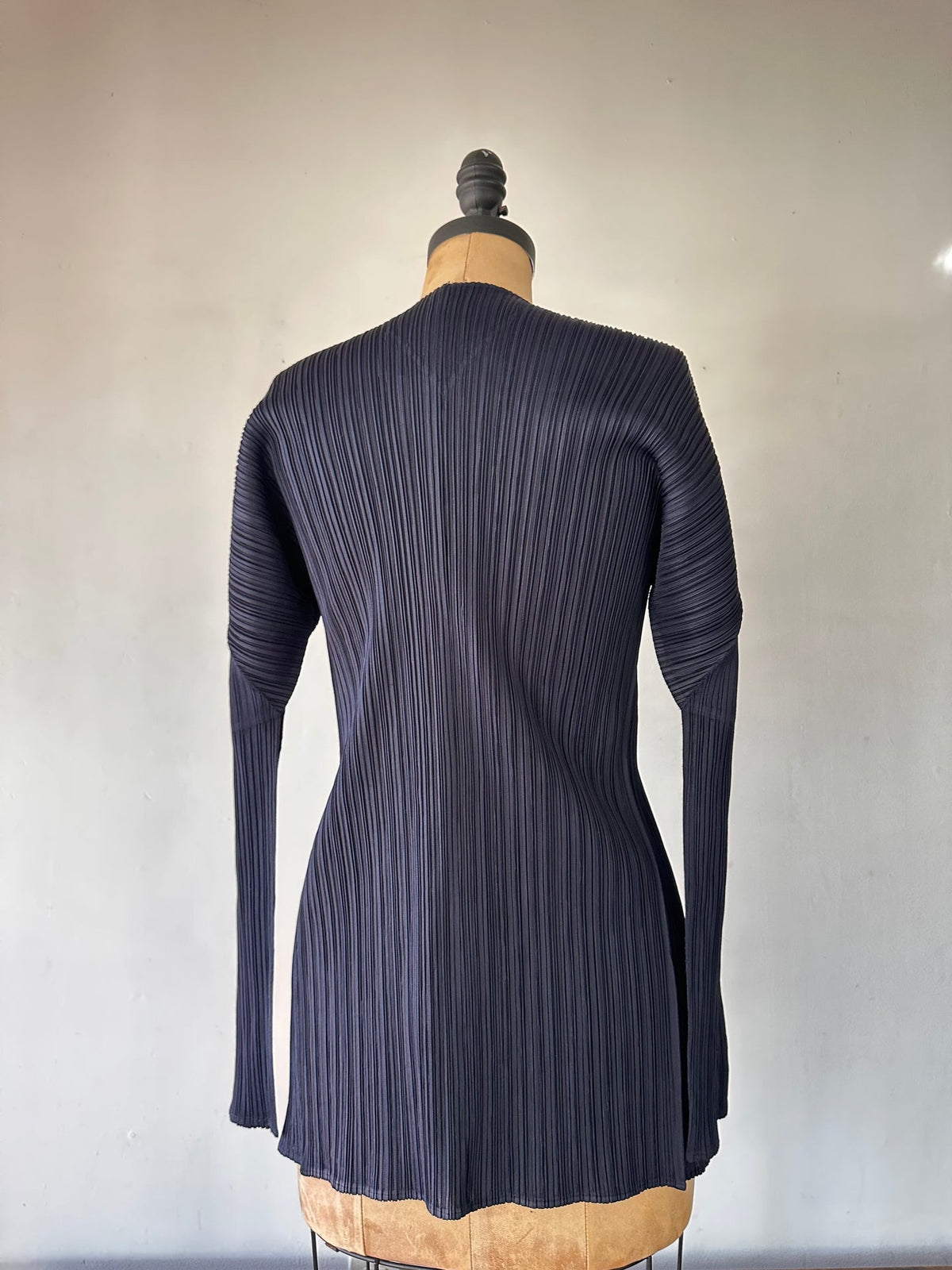 Issey MiyakePleats Please Navy Cardigan