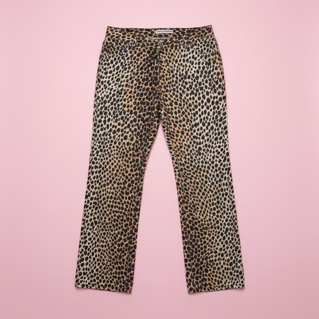 Dolce & Gabbana Leopard Print Cropped Pants