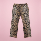 Dolce & Gabbana Leopard Print Cropped Pants